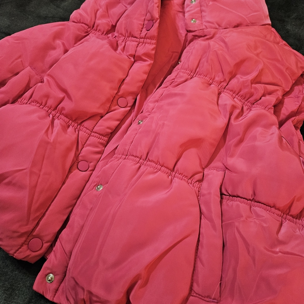 Fashion Nova Womens Bright Pink Puffer Vest - Picture 4 of 8